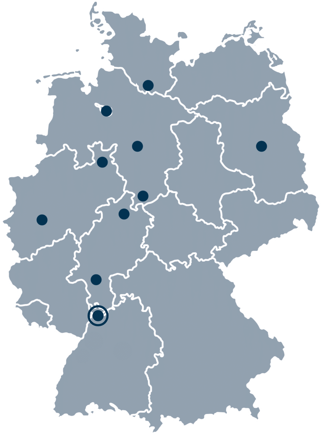 Standorte der CAPERA Gruppe in Deutschland